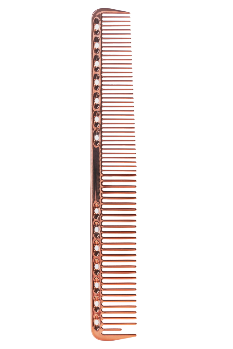 PEINE ALUMINIO ROSA DORADO 19CM      