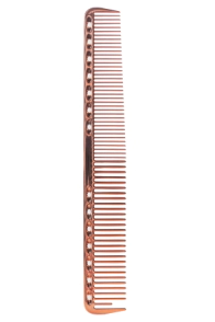 PEINE ALUMINIO ROSA DORADO 19CM      