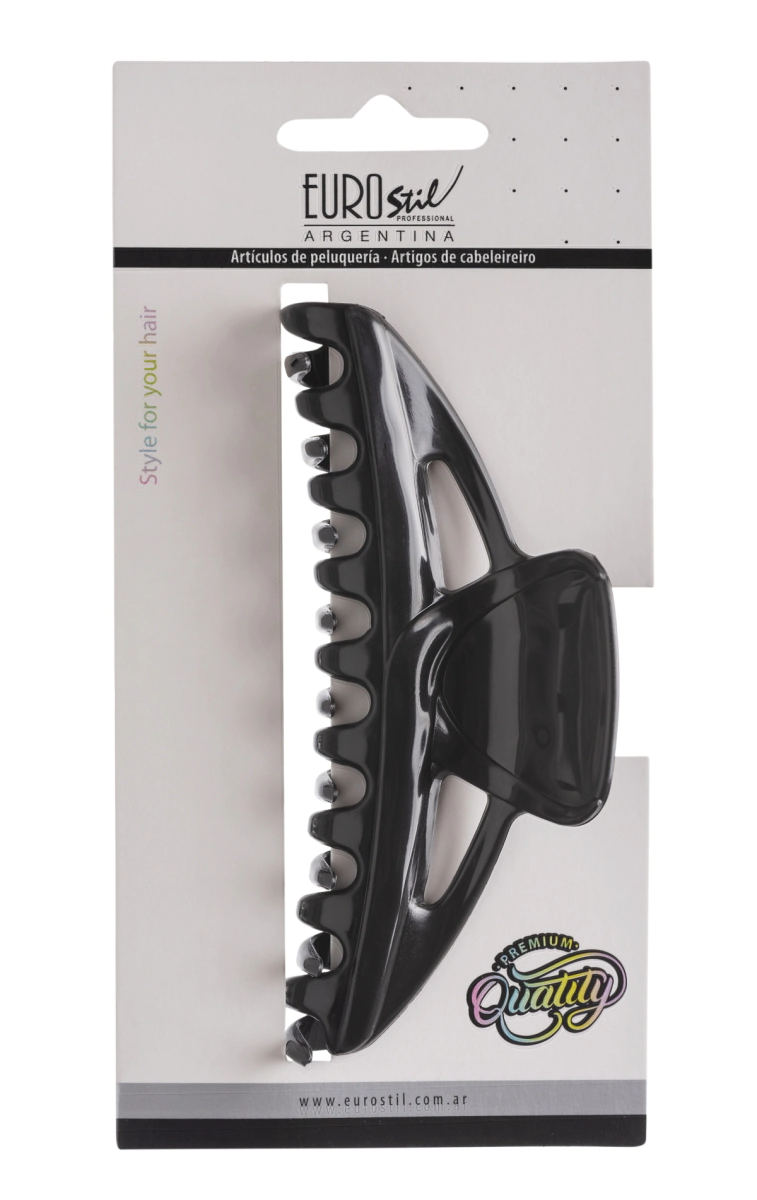 BROCHE FANTASTIA GRANDE, NEGRO      