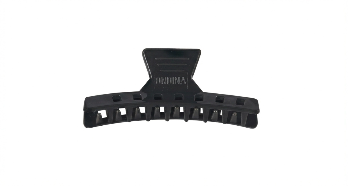 BROCHES PL�STICO GRANDE X 6, NEGRO      
