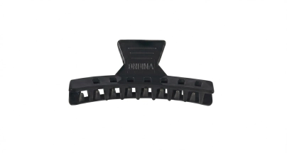 BROCHES PL&Aacute;STICO GRANDE X 6, NEGRO      