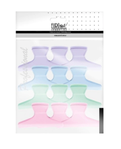 BROCHES SEPARADORES PLASTICO X 12 UNIDADES COLORES