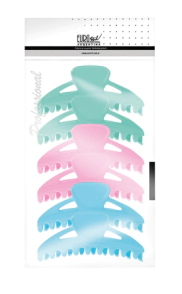 BROCHES FANTASIA GRANDES X 6 UNID. COLORES
