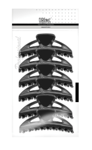 BROCHES FANTASIA GRANDES X 6 UNID. NEGRO