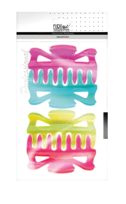 BROCHES FANTASIA CURVADO X 4 UND, COLORES