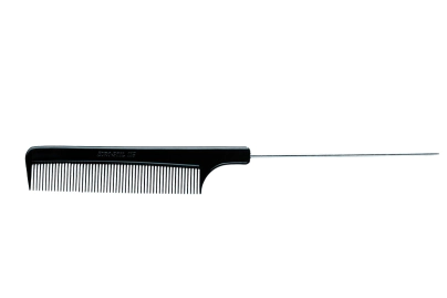 PEINE P&Uacute;A HIERRO NYLON PROFESIONAL 21.5 CM NEGRO ENVASADO SIN TAMPOGRAFIA