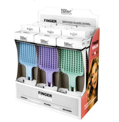 EXHIBIDOR 12 CEPILLOS FINGER BRUSH      