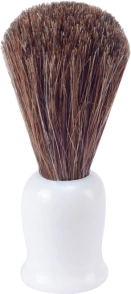 BROCHA MANGO PLASTICO PELO CABALLO MARRON      