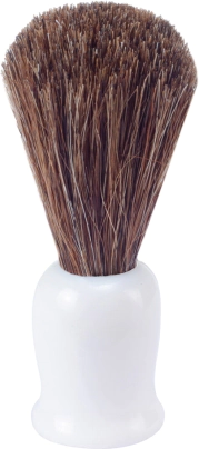 BROCHA MANGO PLASTICO PELO CABALLO MARRON      