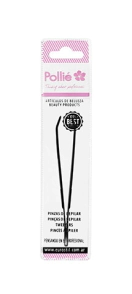 PINZA DEPILAR PEQ. NEGRA 8 CM.