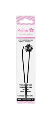 PINZA DEPILAR NEGRA 9CM