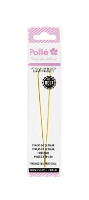 PINZA DEPILAR PROF. DORADA 9 CM. DORADO ENVASADO SIN TAMPOGRAFIA
