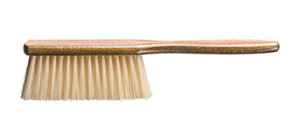 CAJA 4 CEPILLOS CUELLO BARBERO MANGO MADERA MARRON ENVASADO SIN TAMPOGRAFIA