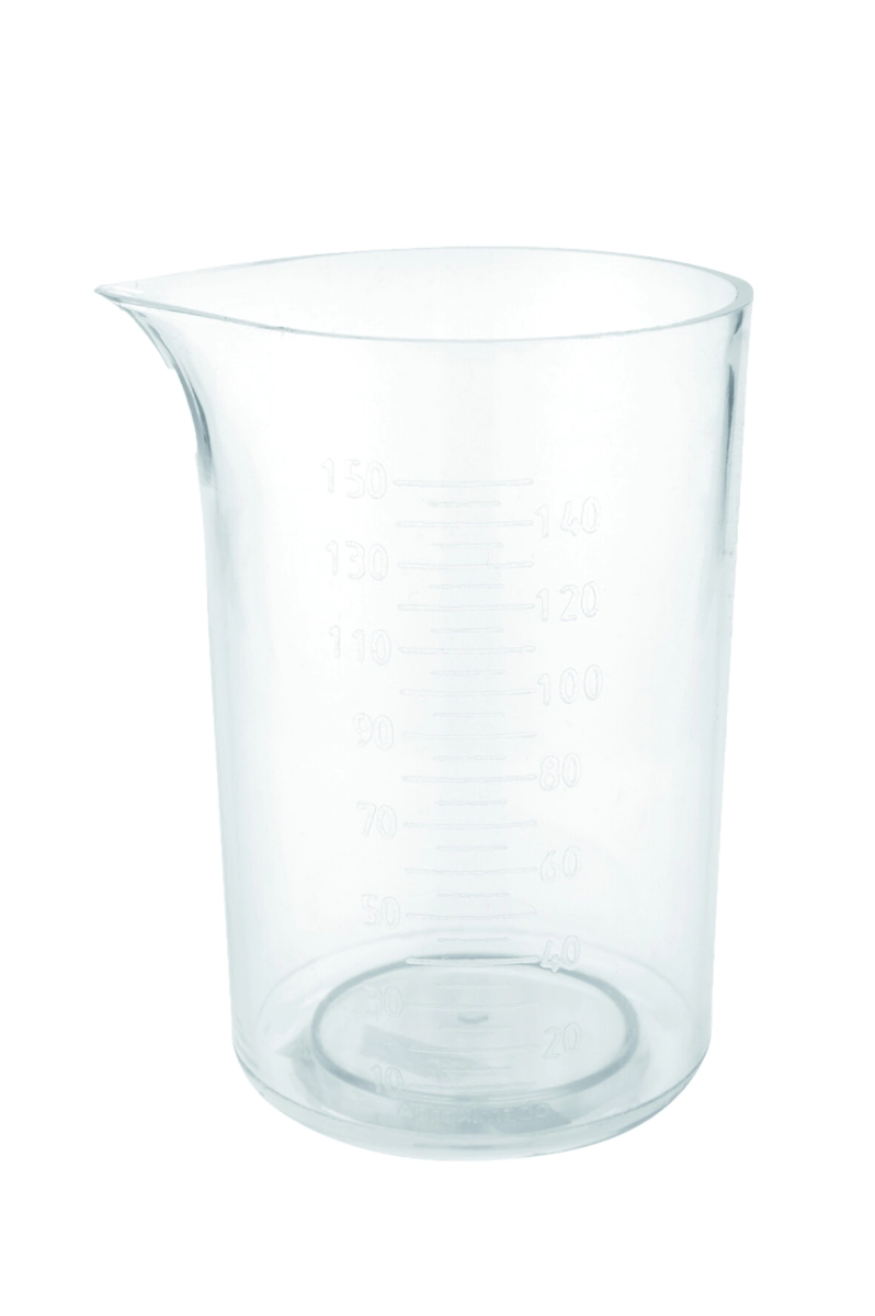 VASO MEDIDOR 150 ML TRANSPARENTE    