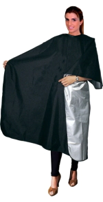 CAPA PARA CORTE SILVER CON VELCRO NEGRO      