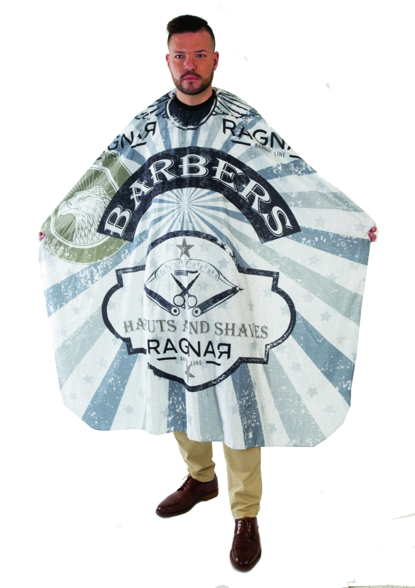 CAPA BARBERO "BARBERS GREY" 100% POLIESTER 140x160      