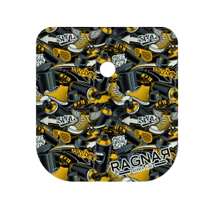 CAPA BARBERO "GRAFFITI" 100% POLIESTER 140x160