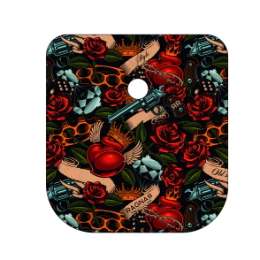 CAPA BARBERO "TATTOO" 100% POLIESTER 140x160