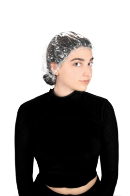 GORRO DESCARTABLE PLASTICO, BOLSA X12 UNID.