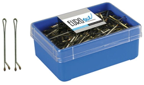 CAJA 300 CLIPS DORADOS      