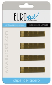CARTON 24 CLIPS OND. BRONCE EUROSTIL 50 MM      