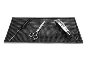 ALFOMBRA BARBERIA 41 x 21 NEGRA, RAGNAR      