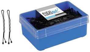 CAJA 300 CLIPS NEGRO EUROSTIL 50 MM      