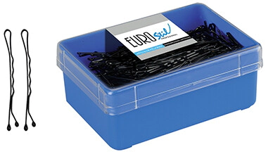 CAJA 300 CLIPS NEGRO EUROSTIL 50 MM      