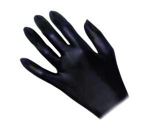 CAJA 20 GUANTES DE NITRILO NEGROS TALLA S      