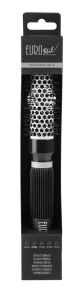 CEPILLO TERMICO MANGO GOMA 25 MM NEGRO ENVASADO