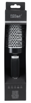 CEPILLO TERMICO MANGO GOMA 43 MM NEGRO ENVASADO