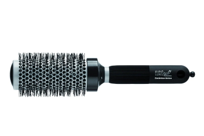 CEPILLO TERMICO MANGO GOMA 43 MM NEGRO ENVASADO  