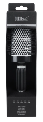 CEPILLO TERMICO MANGO GOMA 53 MM NEGRO ENVASADO