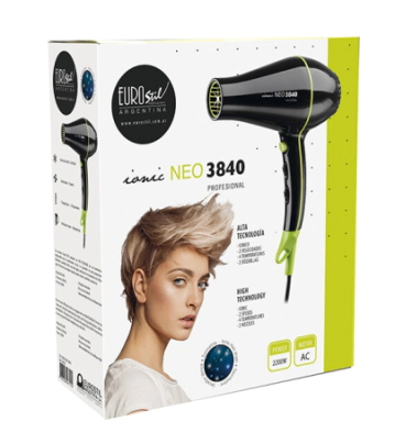 SECADOR PROF. NEO 3840 IONICO CON TURMALINA 2200W